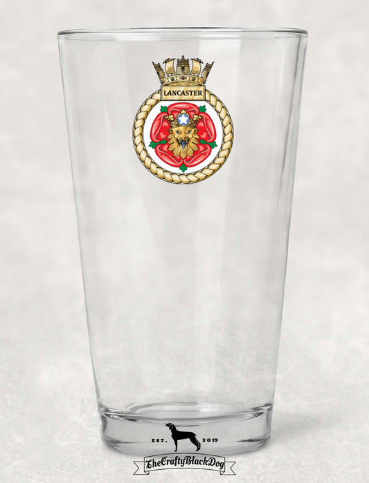 HMS Lancaster - Pint Glass