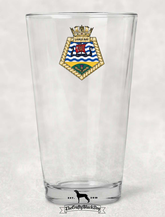 RFA Largs Bay - Pint Glass