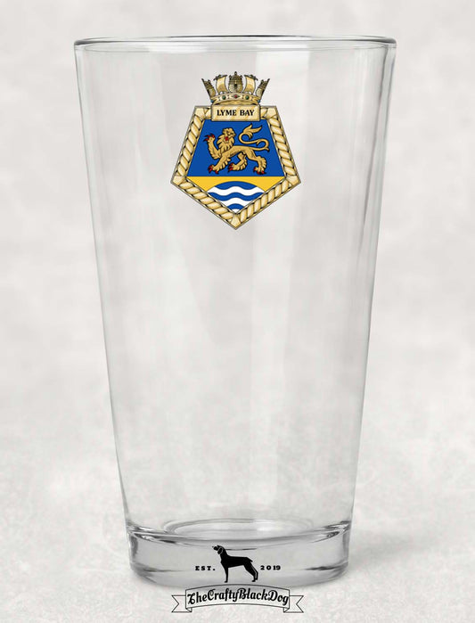 RFA Lyme Bay - Pint Glass