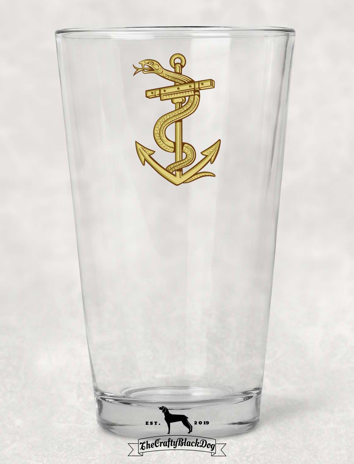 Royal Naval Medical Service - Pint Glass