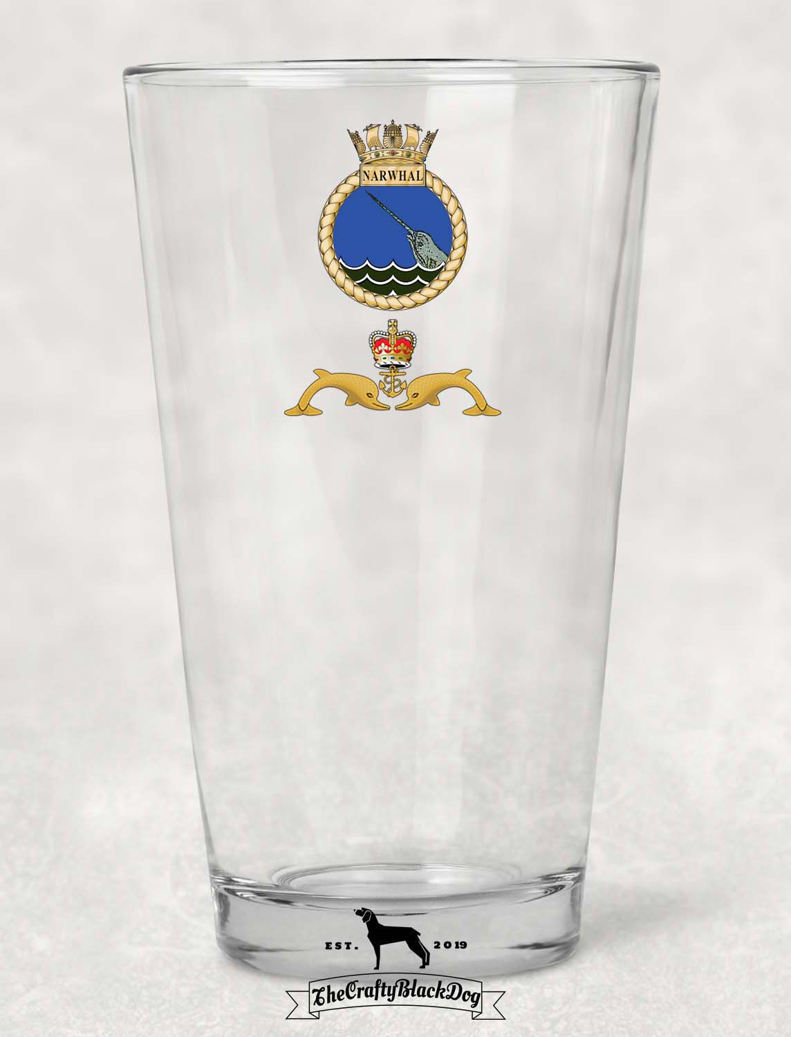 HMS Narwhal - Pint Glass