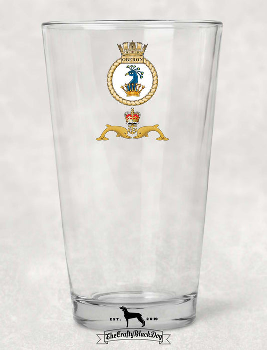 HMS Oberon - Pint Glass