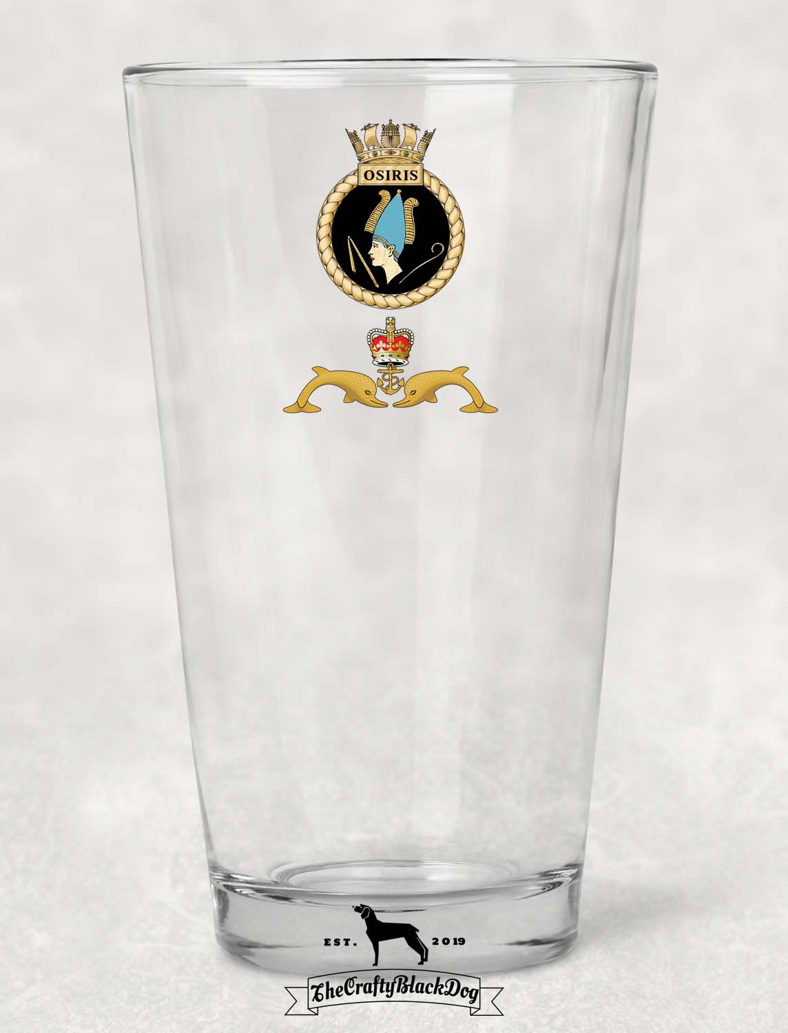 HMS Osiris - Pint Glass