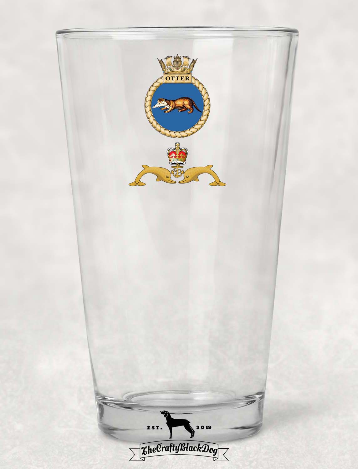 HMS Otter - Pint Glass
