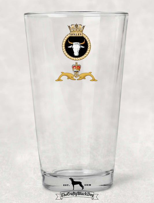 HMS Oxley - Pint Glass