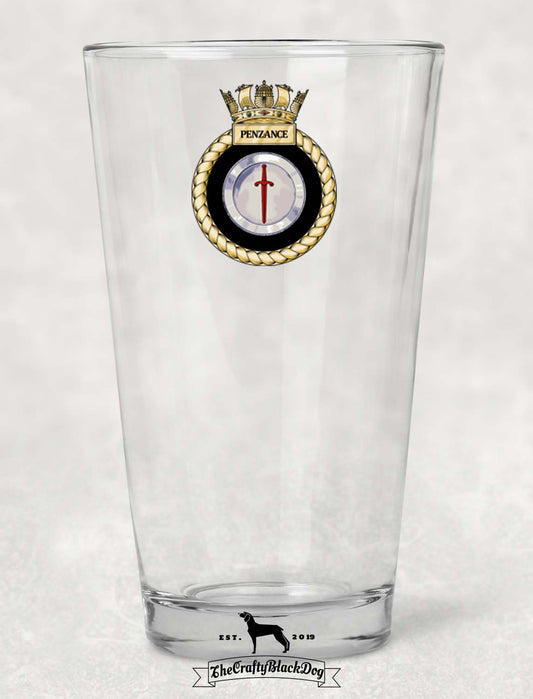 HMS Penzance - Pint Glass