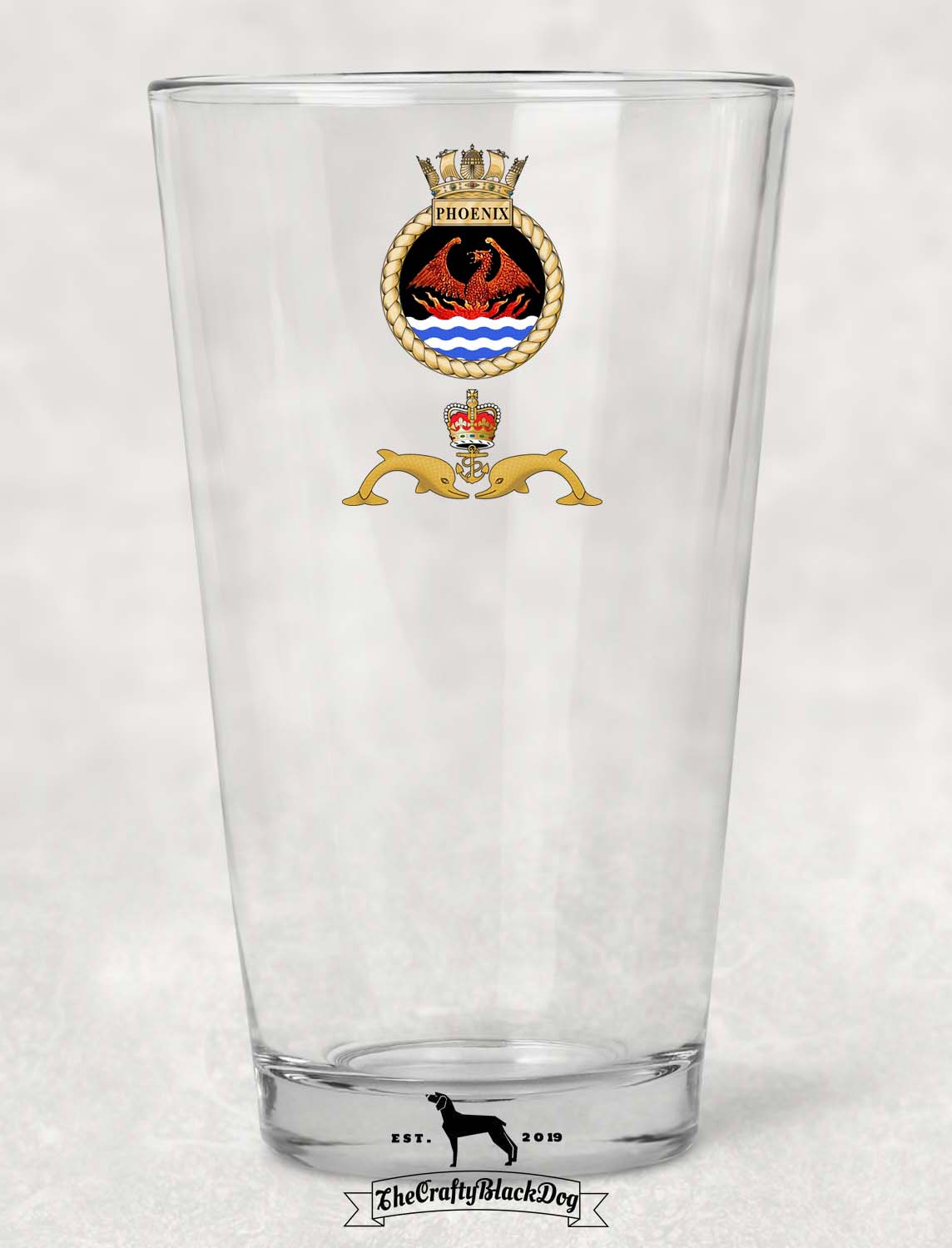 HMS Phoenix - Pint Glass