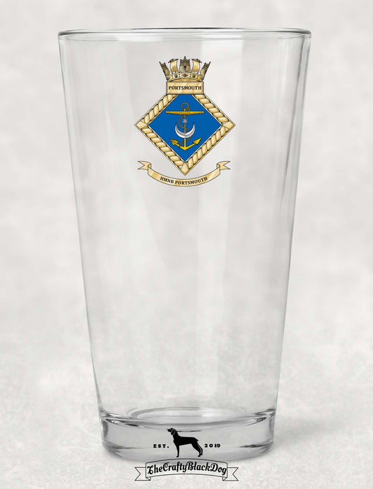 HMNB Portsmouth - Pint Glass