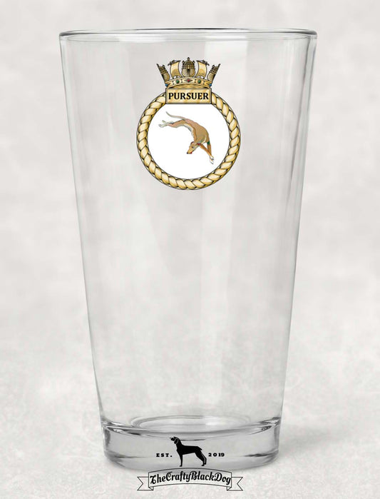 HMS Pursuer - Pint Glass