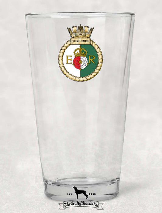 HMS Queen Elizabeth - Pint Glass