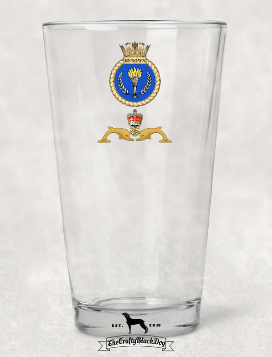 HMS Renown - Pint Glass