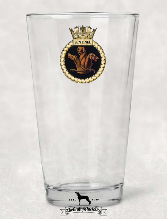 HMS Sentinel - Pint Glass