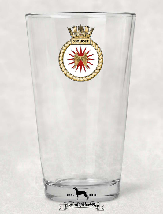 HMS Somerset - Pint Glass