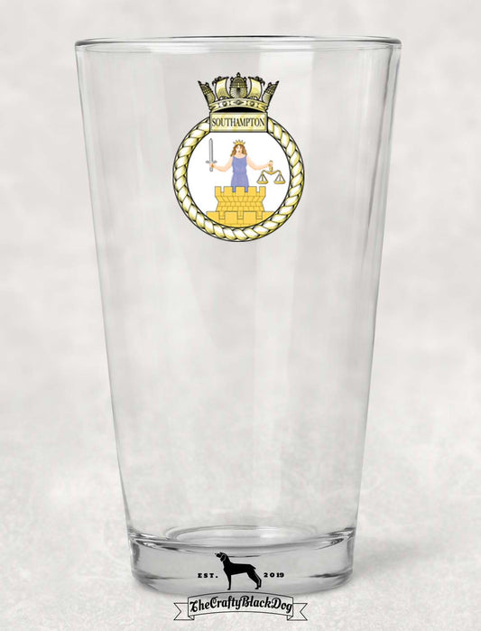 HMS Southampton - Pint Glass