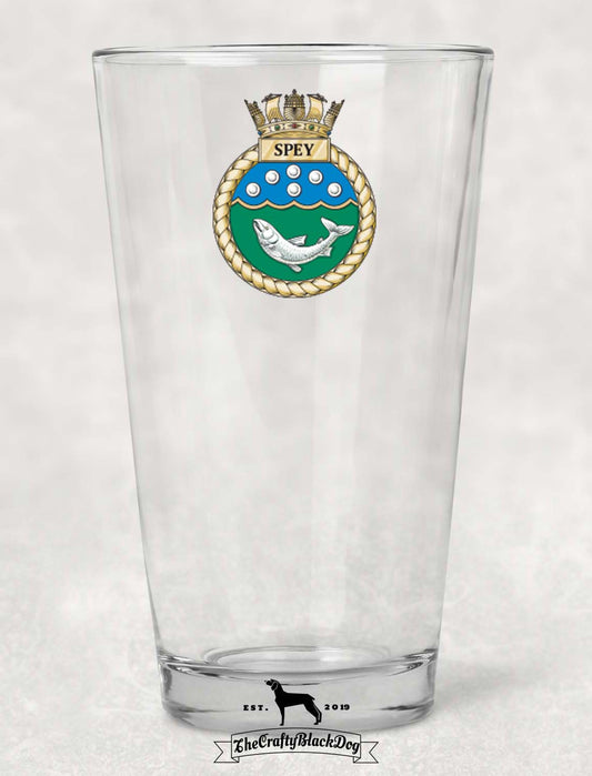 HMS Spey - Pint Glass