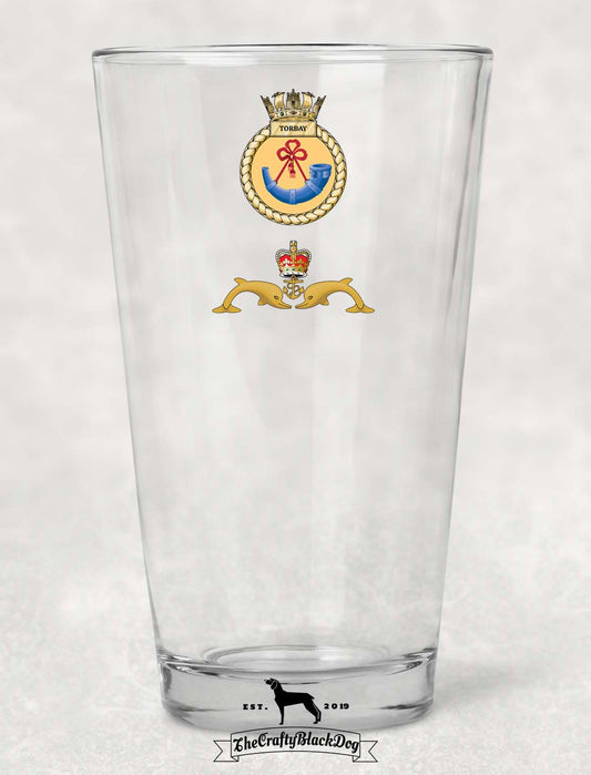 HMS Torbay - Pint Glass