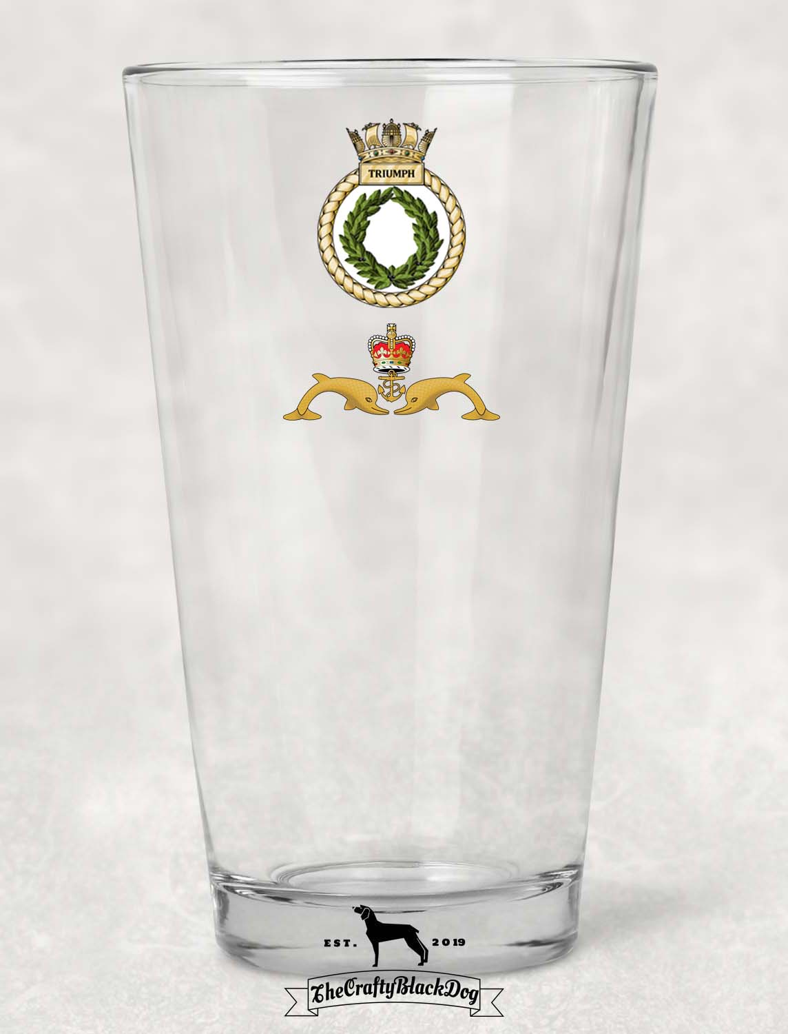 HMS Triumph - Pint Glass