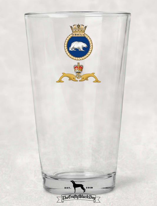 HMS Ursula - Pint Glass