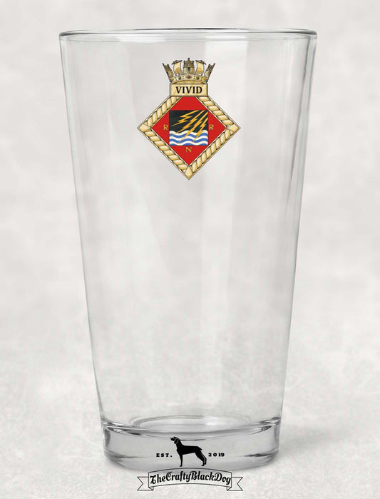 HMS Vivid - Pint Glass