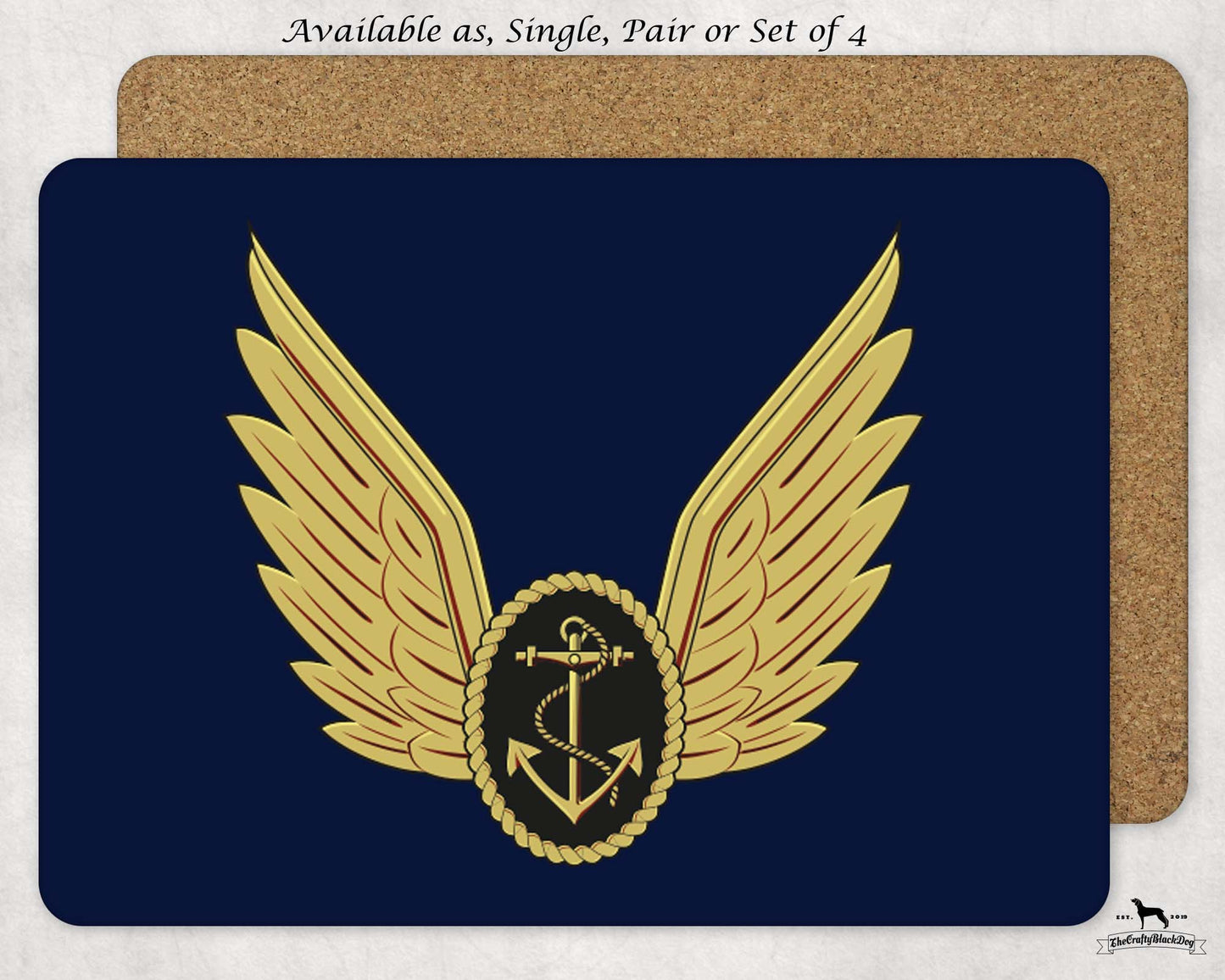 Royal Navy Aircrewman Wings - Placemat(s)