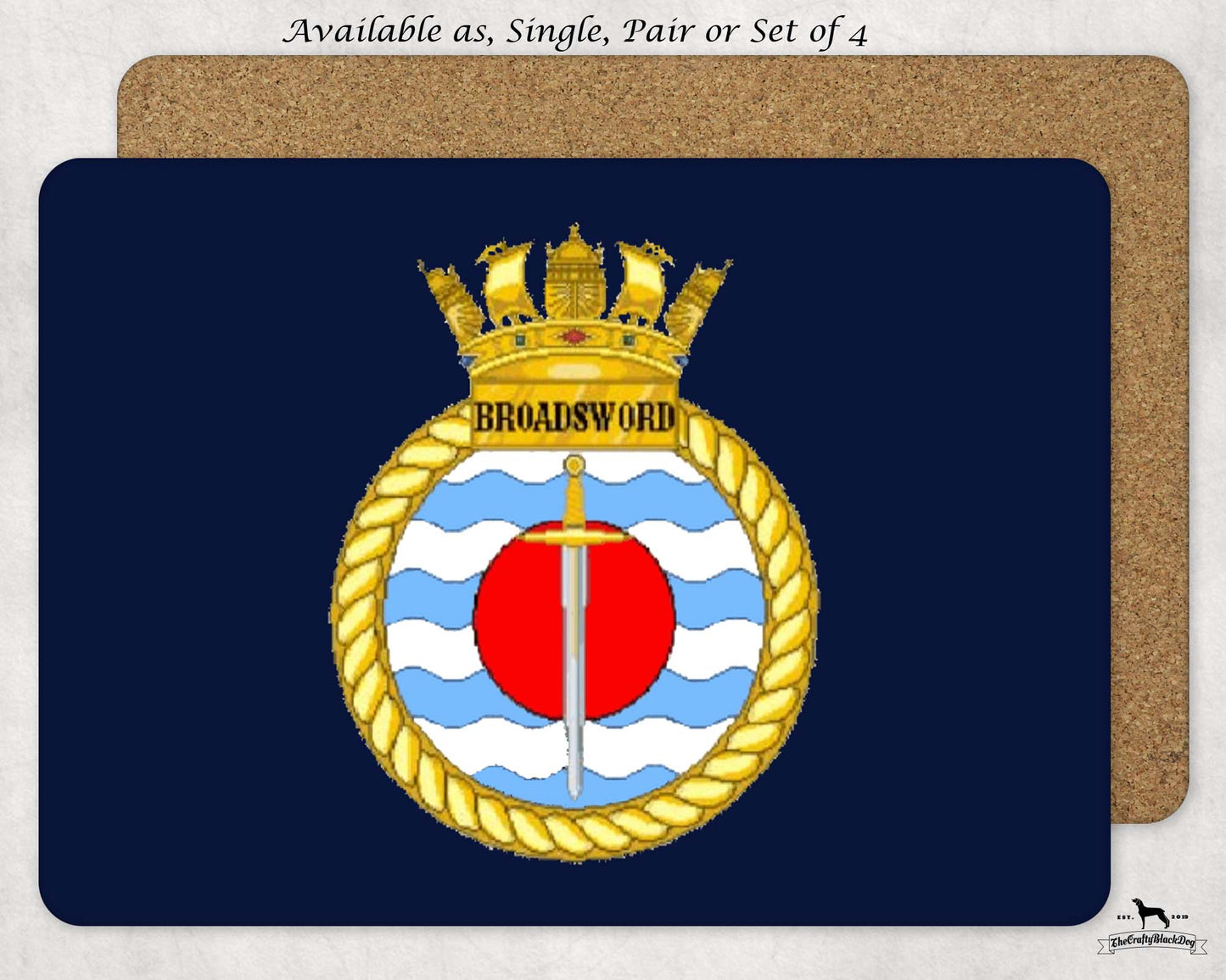HMS Broadsword - Placemat(s)