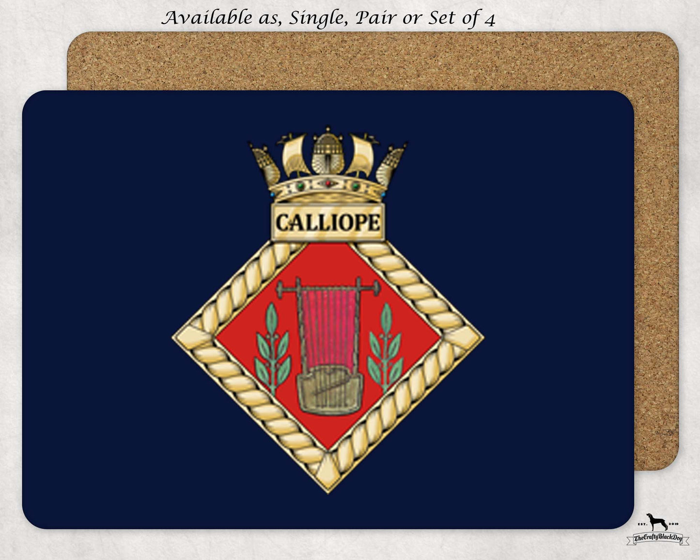 HMS Calliope - Placemat(s)