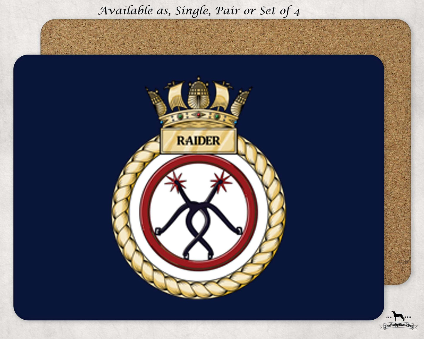 HMS Raider - Placemat(s)