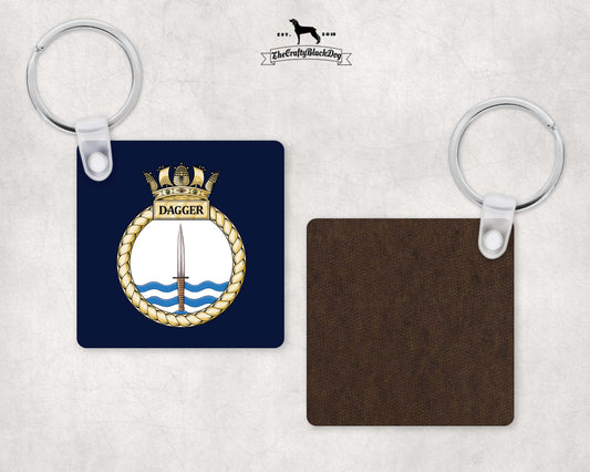 HMS Dagger - Square Key Ring