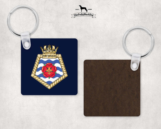 RFA Fort Rosalie - Square Key Ring