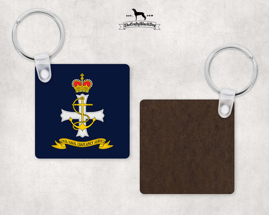 Royal Naval Chaplaincy Service - Square Key Ring