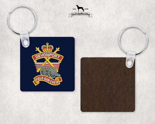 Devonport Field Gun Crew - Square Key Ring