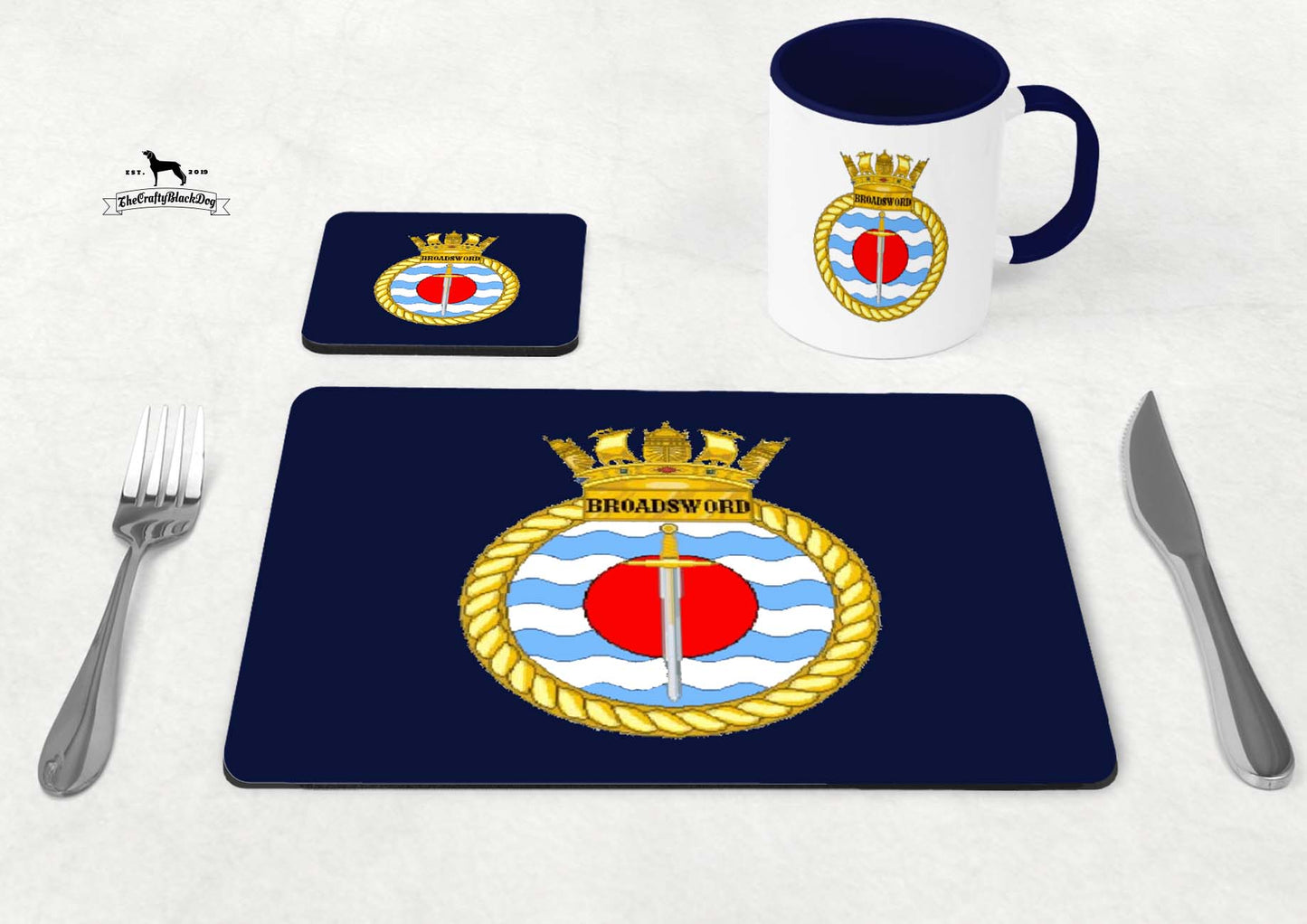 HMS Broadsword - Table Set