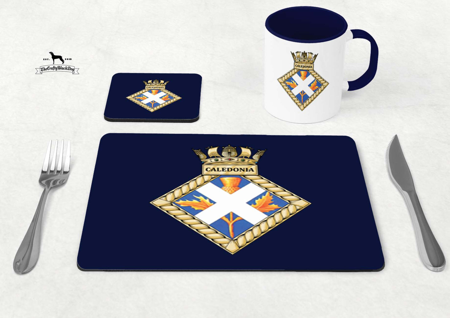 HMS Caledonia - Table Set