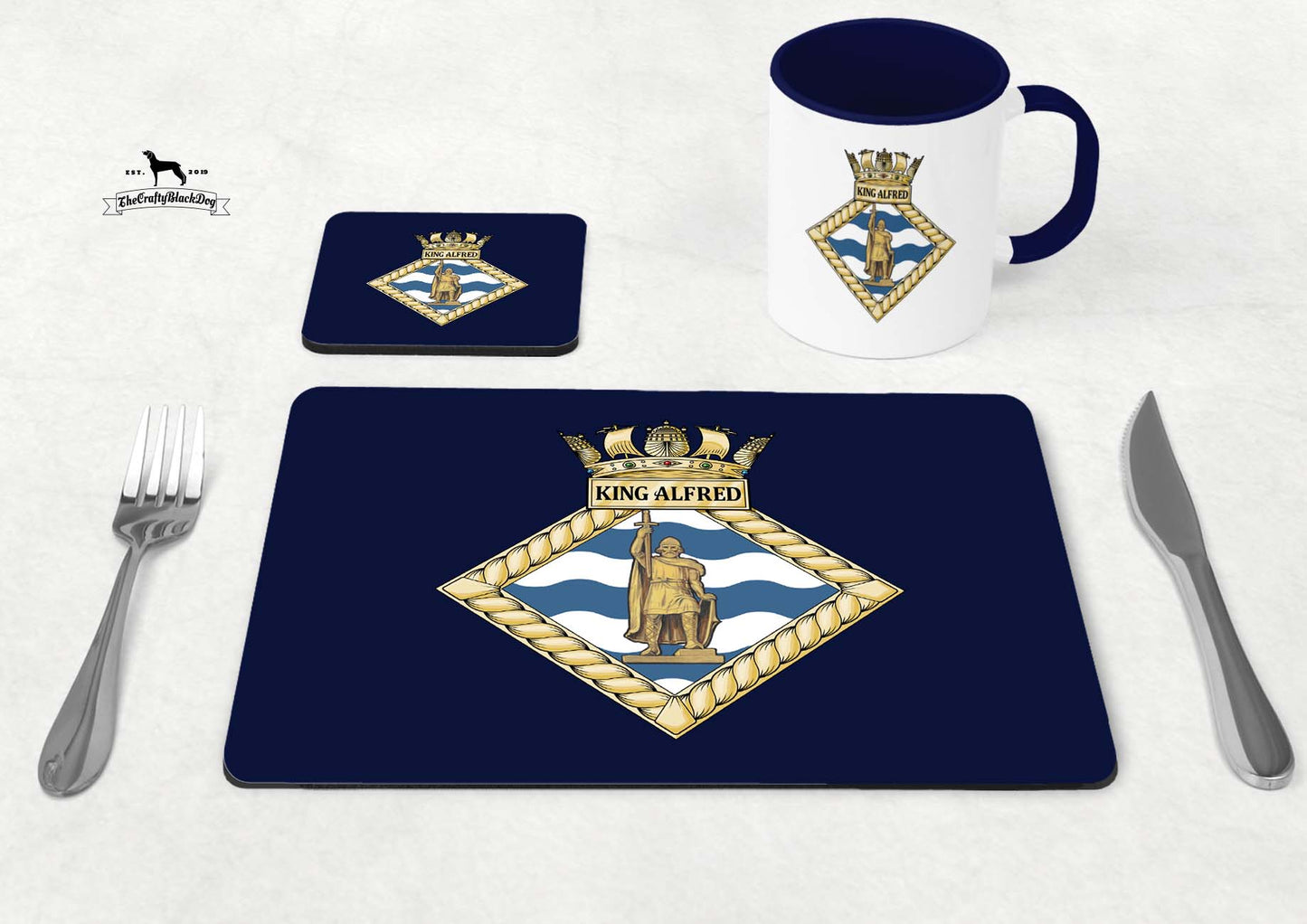 HMS King Alfred - Table Set