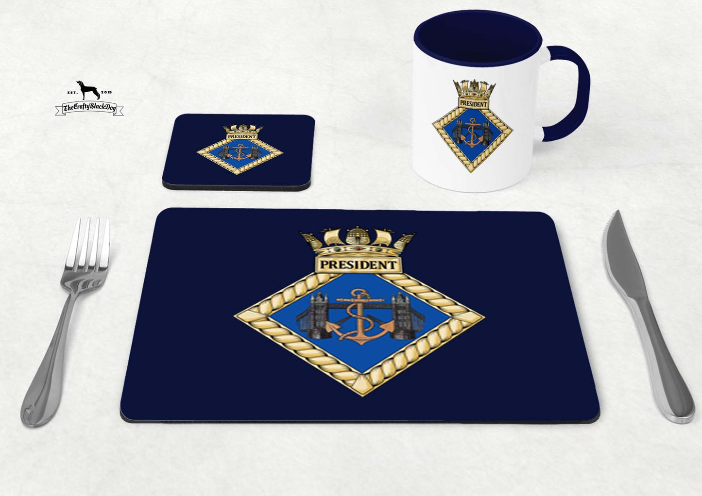 HMS President - Table Set