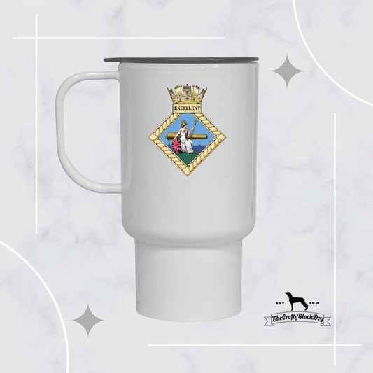 HMS Excellent - Travel Mug