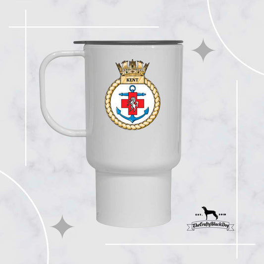 HMS Kent - Travel Mug