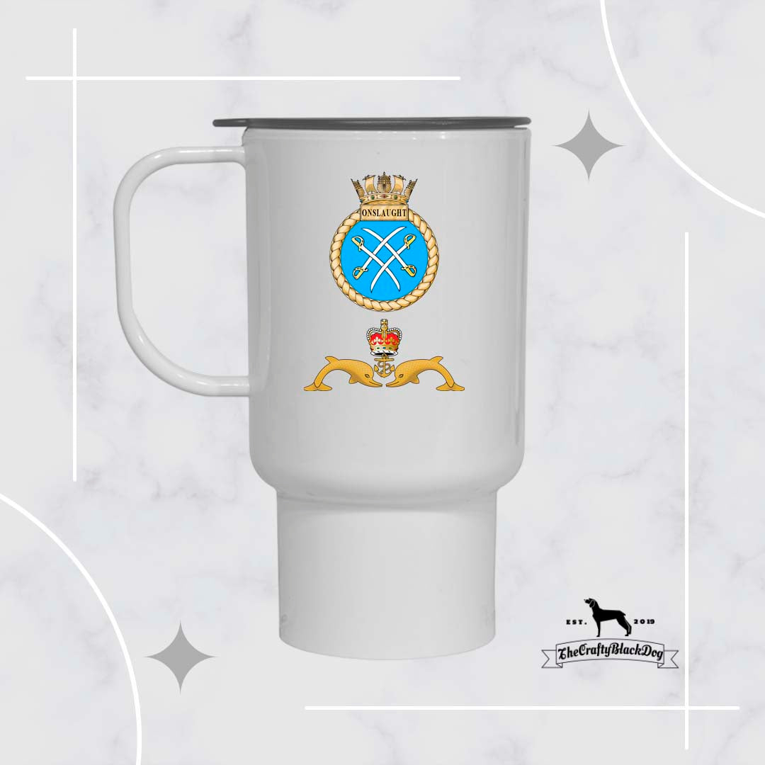 HMS Onslaught - Travel Mug