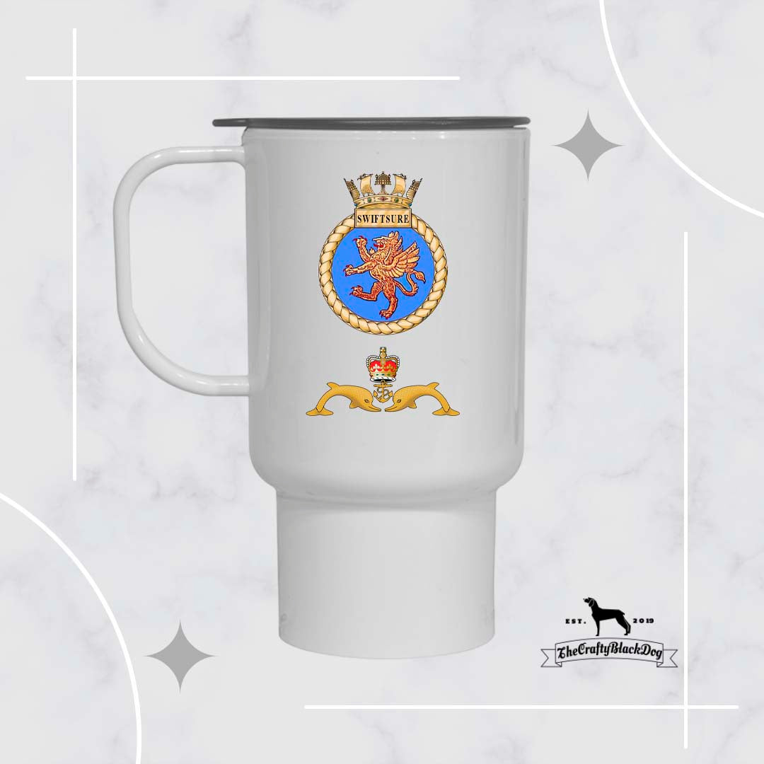 HMS Swiftsure - Travel Mug