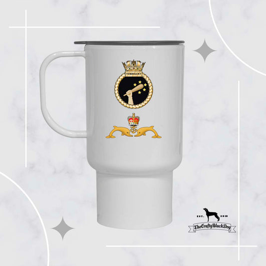 HMS Turbulent - Travel Mug