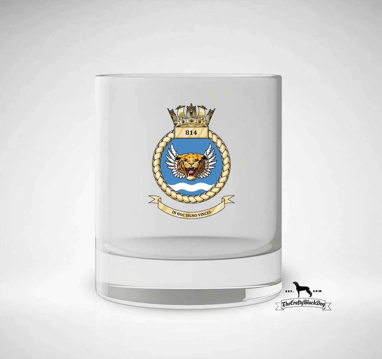 814 Naval Air Squadron - Whiskey/Spirit Glass