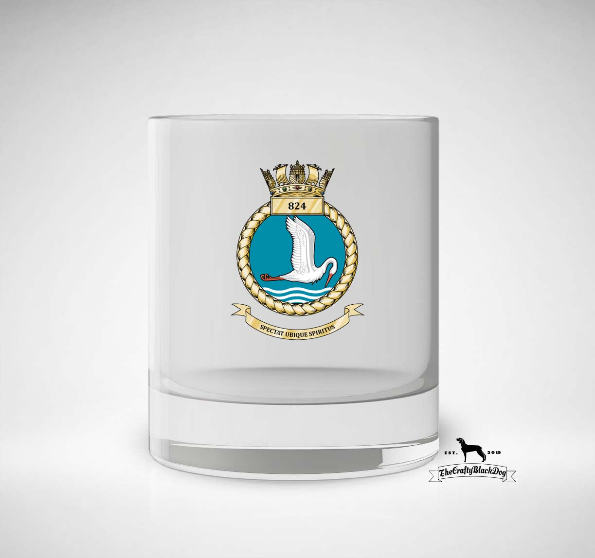 824 Naval Air Squadron - Whiskey/Spirit Glass