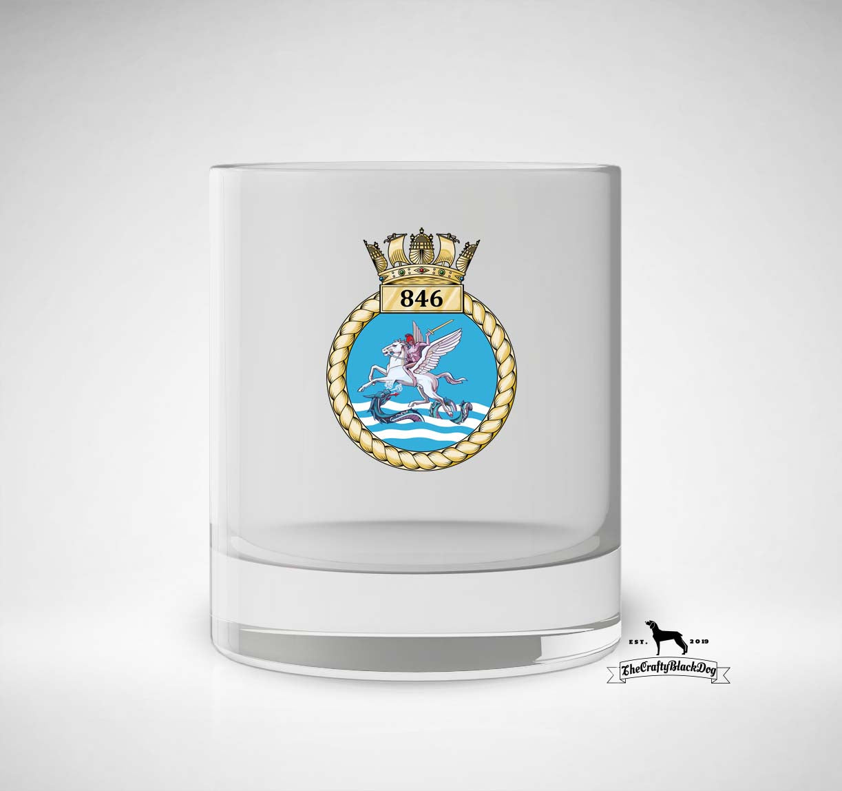 846 Naval Air Squadron - Whiskey/Spirit Glass