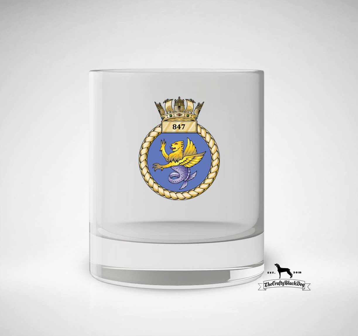 847 Naval Air Squadron - Whiskey/Spirit Glass