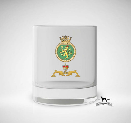 HMS Alderney - Whiskey/Spirit Glass