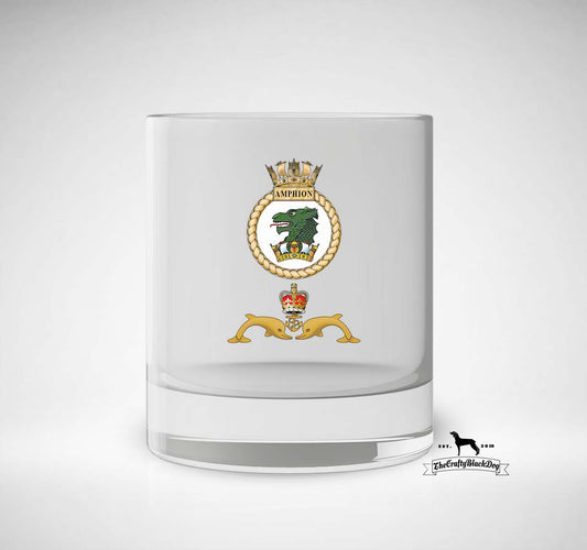 HMS Amphion - Whiskey/Spirit Glass