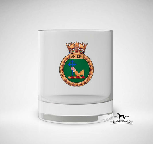 HMS Antrim - Whiskey/Spirit Glass