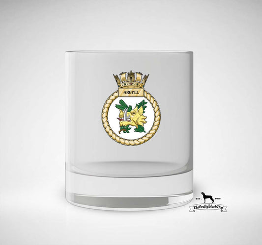 HMS Argyll - Whiskey/Spirit Glass