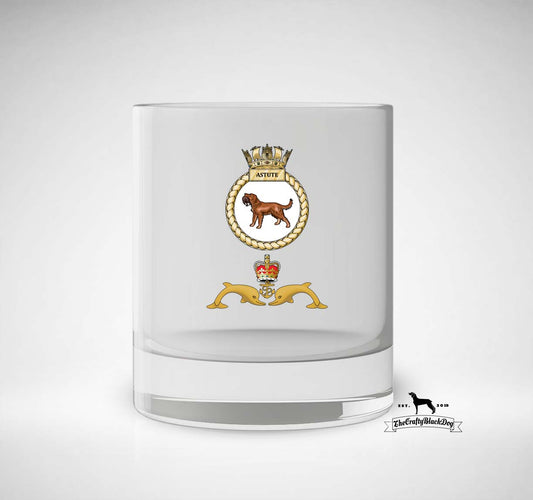 HMS Astute - Whiskey/Spirit Glass