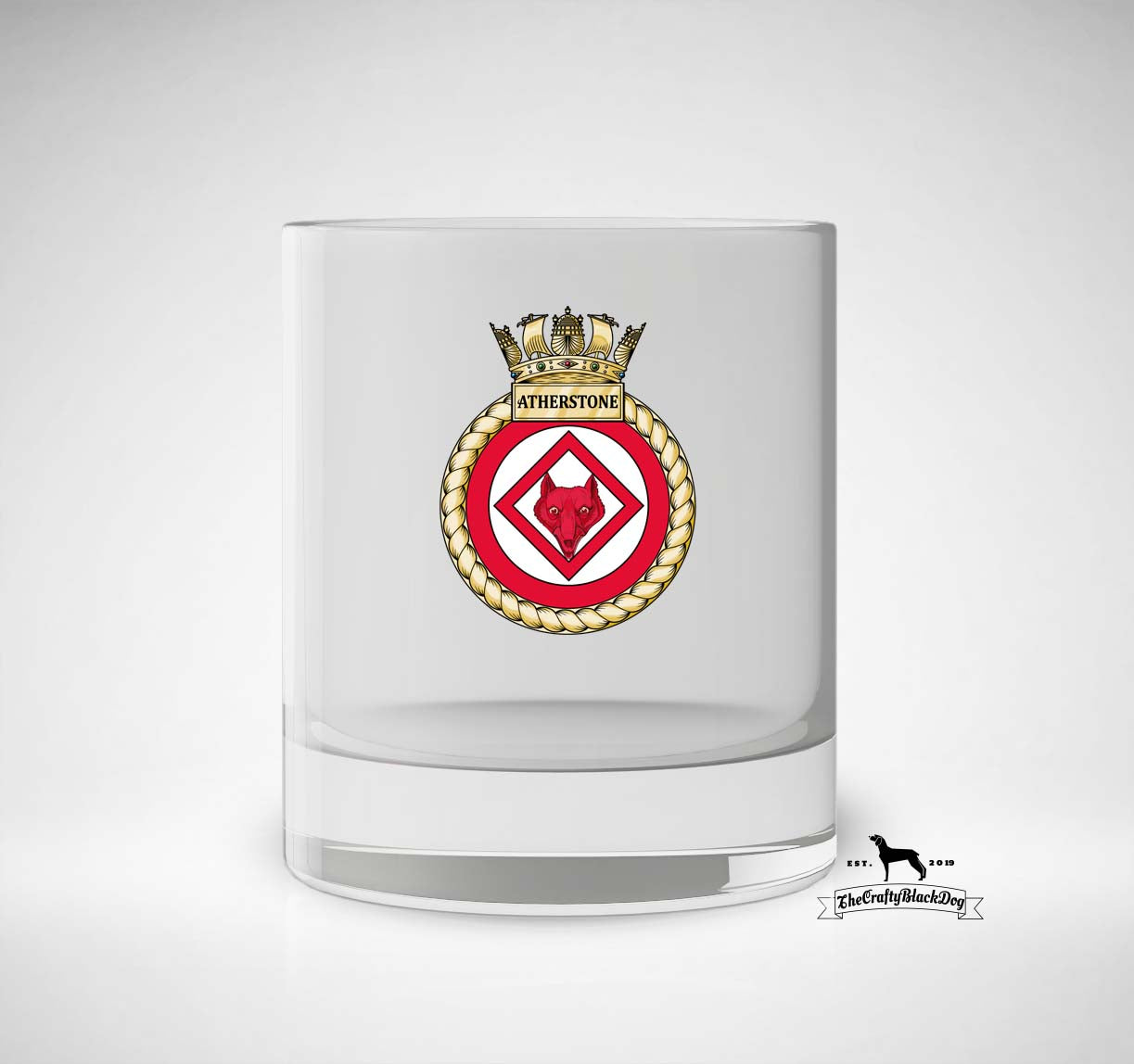 HMS Atherstone - Whiskey/Spirit Glass